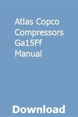 atlas copco troubleshooting guide